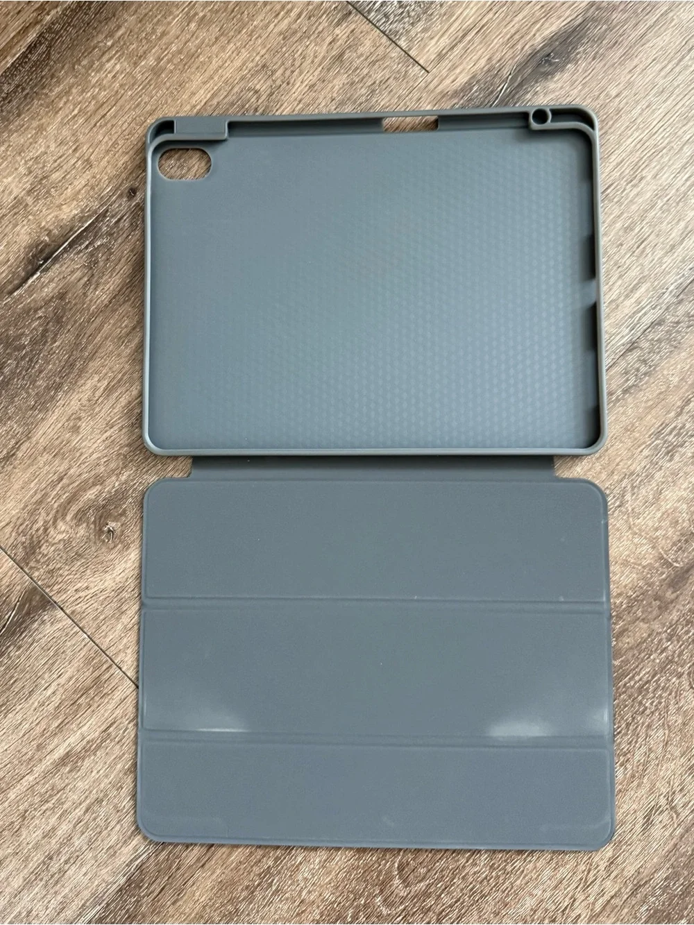 Gray Trifold Smart Folio Case for iPad 4th  5th Gen 10.9 Protective Stand Cover